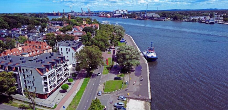 2 pokojowe mieszkanie 51m2 z widokiem na Port i garażem podziemnym – Osiedle Flotylla Świnoujście